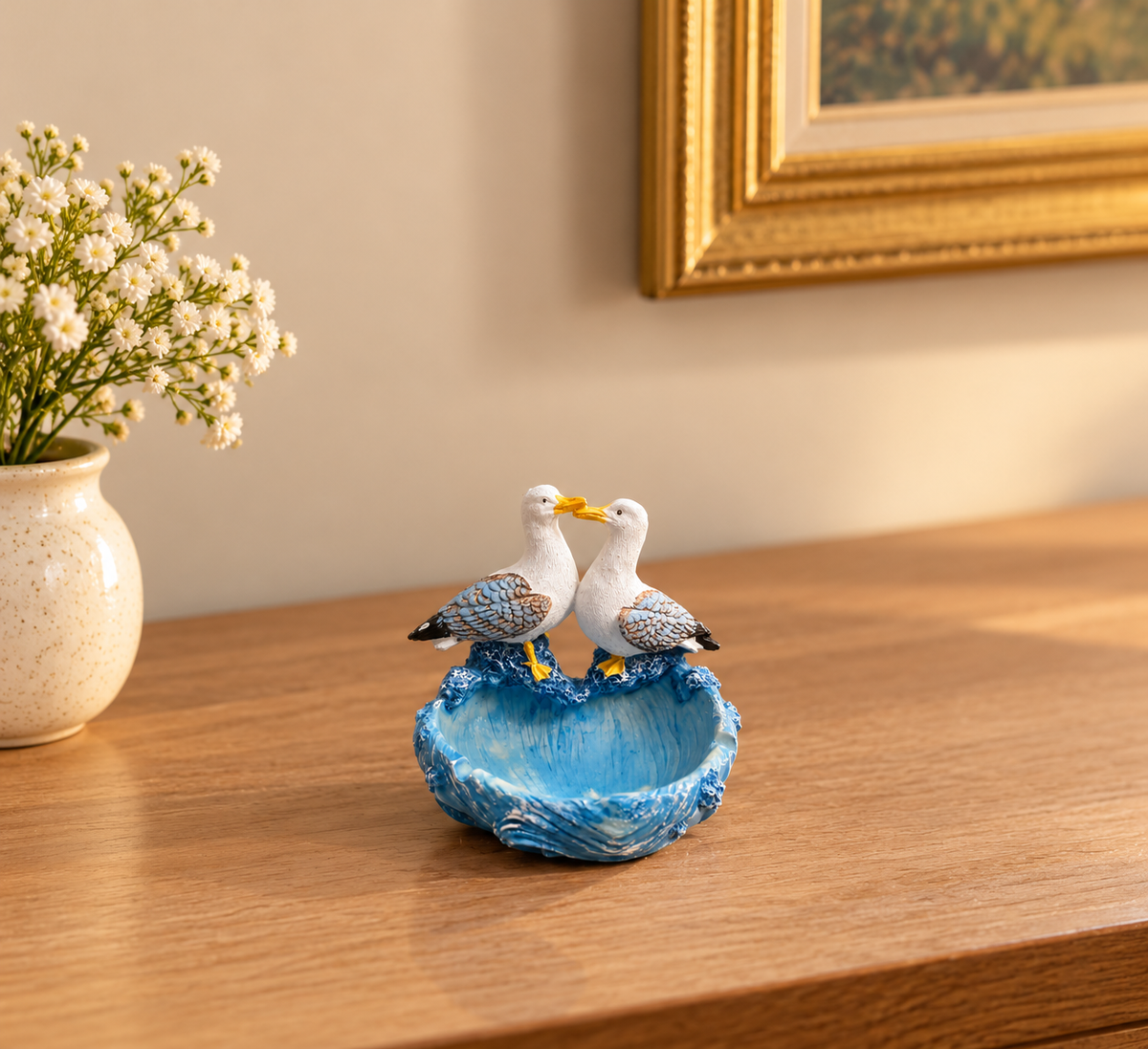 Coastal Charm – Seagull Decorative Ashtray