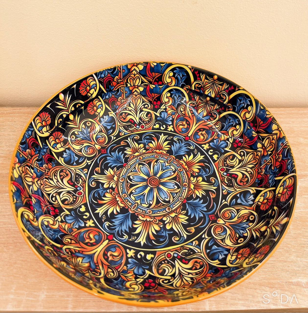 Mediterranean Mosaic – Decorative Serving Bowl