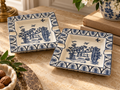 Timeless Bleu Blanc – Vintage Scenic Ashtrays