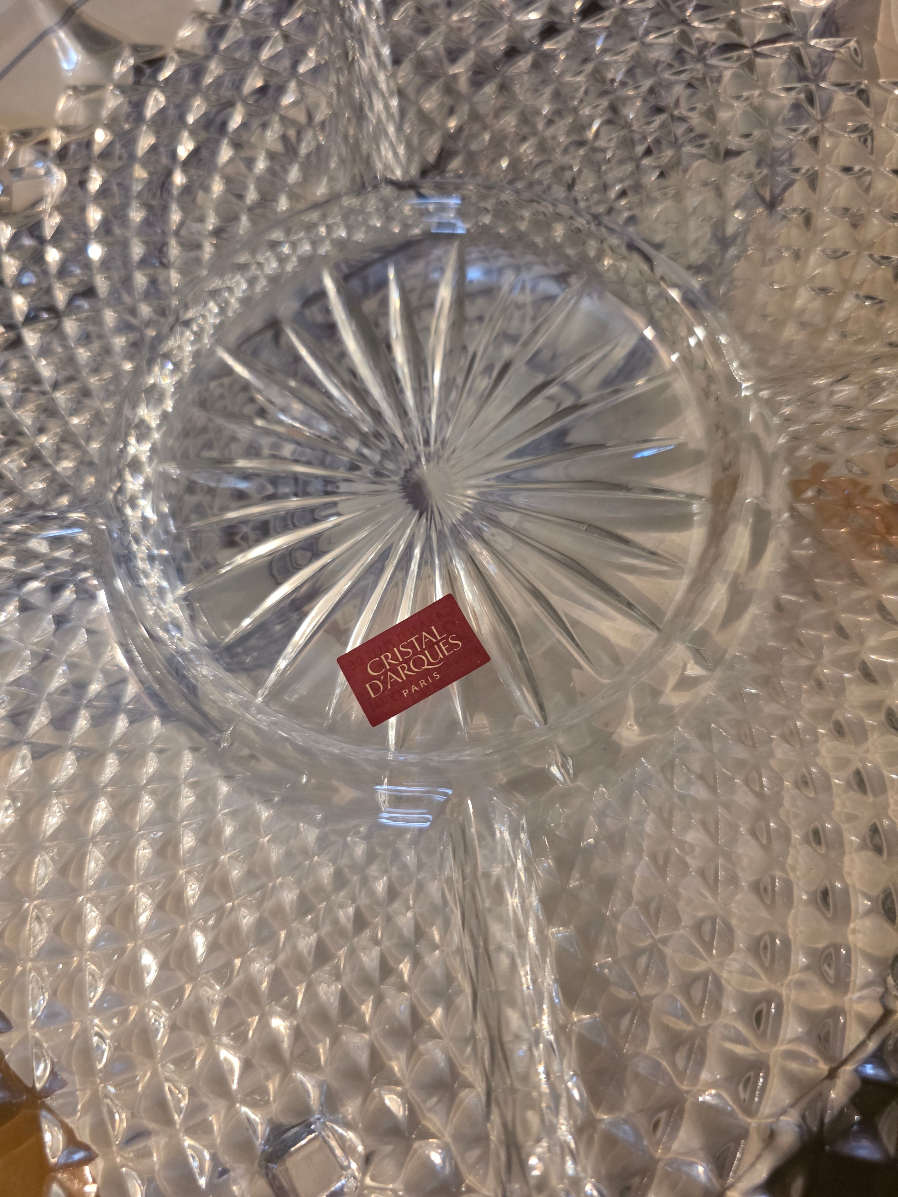 Crystal d’Arques Paris Divided Relish Tray