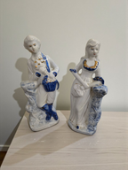 Bleu Blanc porcelain figurines