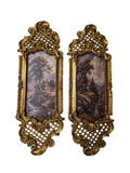 Oil painting pair