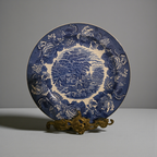 Vintage Enoch Woods 'English Scenery' blue and white