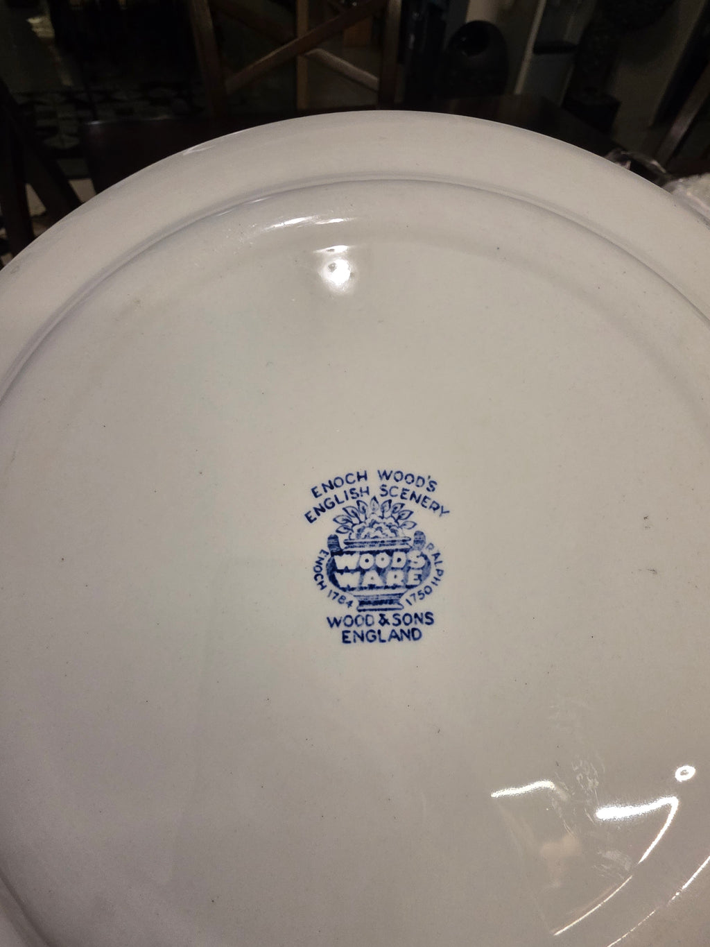 English Scenery ceramic plate by Wood & Sons