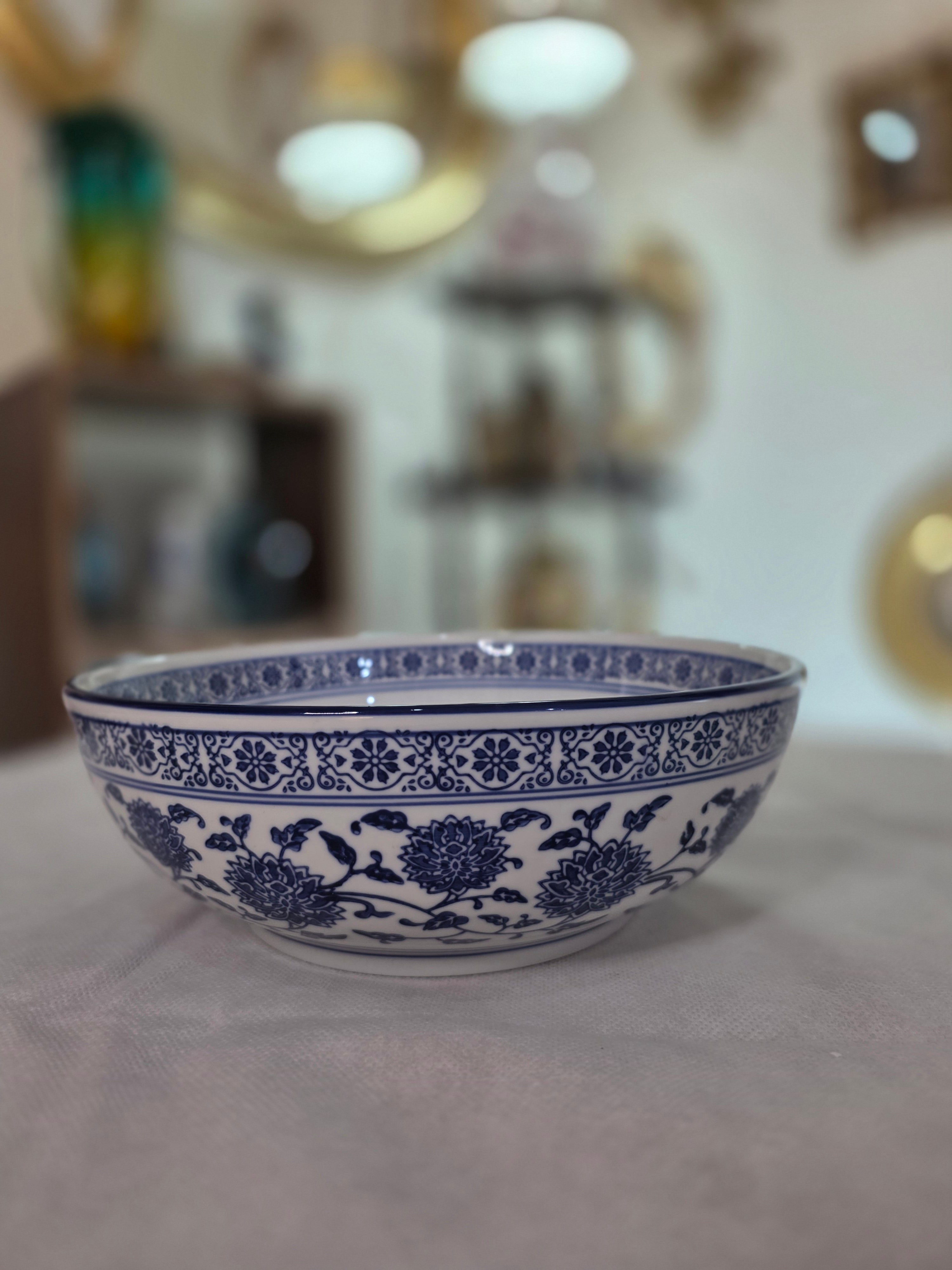 Blue-and-white porcelain bowl