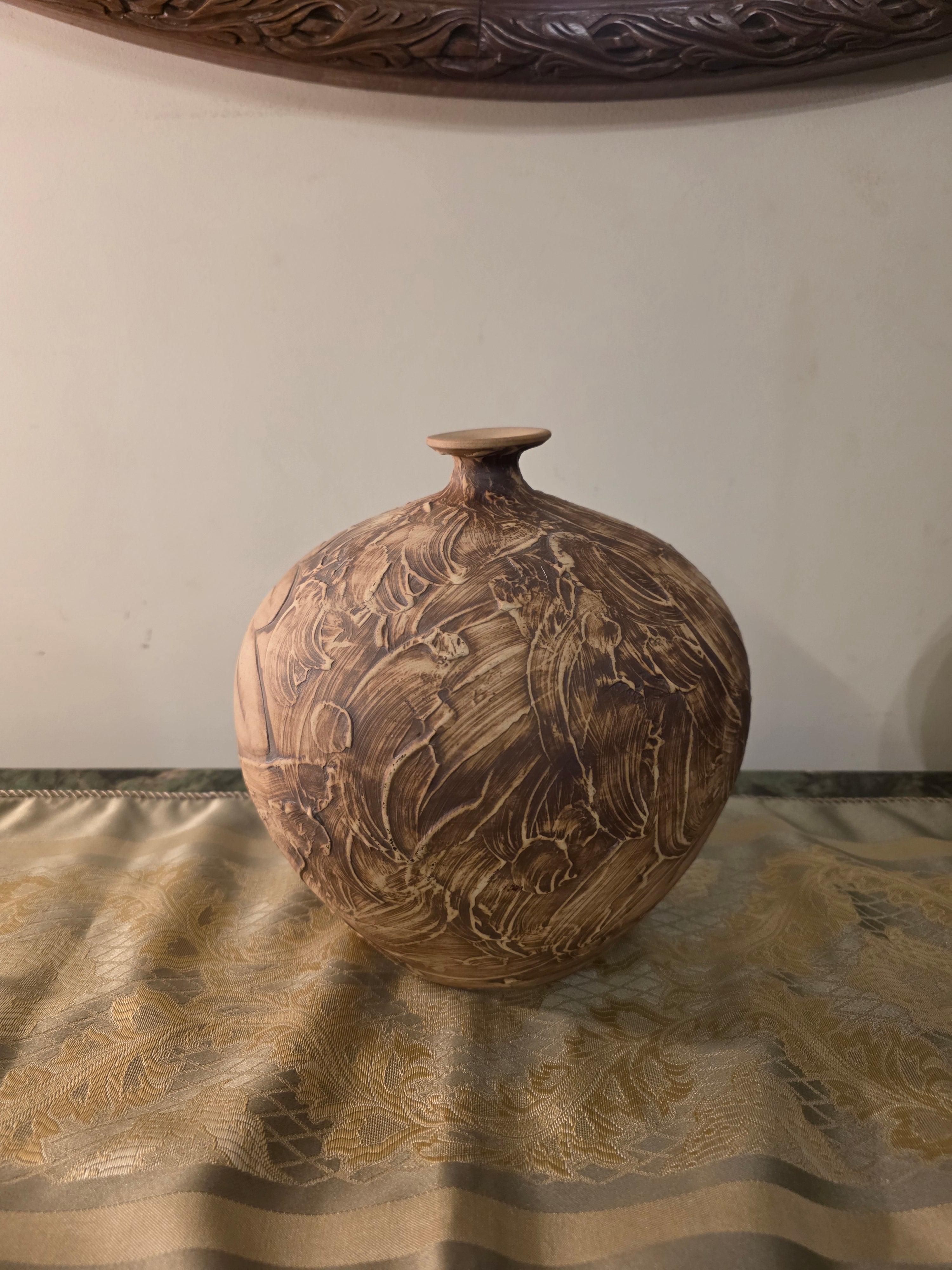 Hand painted Pottery Vase