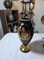 Limoges Gold Gilded Scene Vase