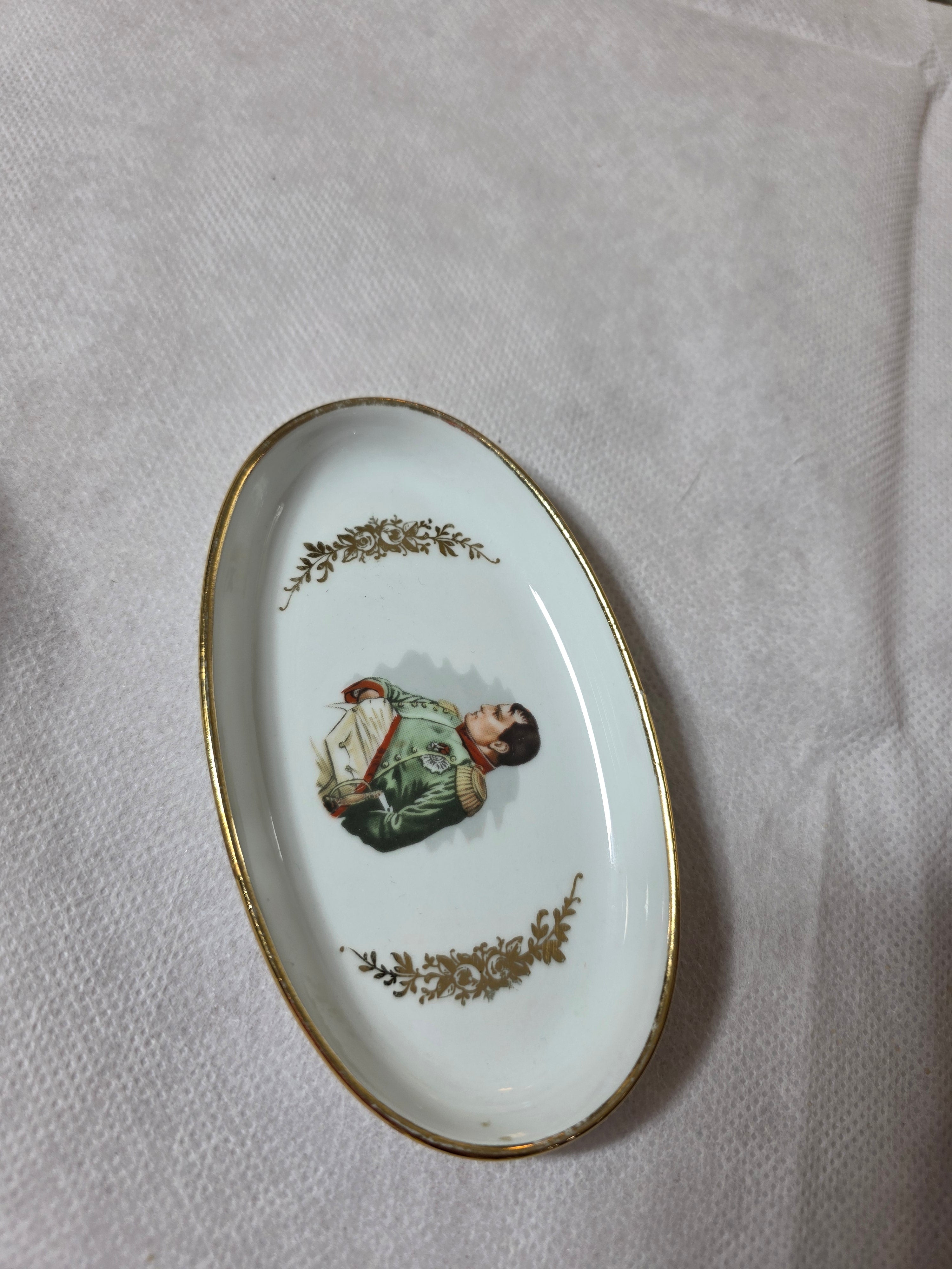 Limoges Rare Petite Trinket Box & Plate Set