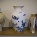 Bleu Blanc Vase