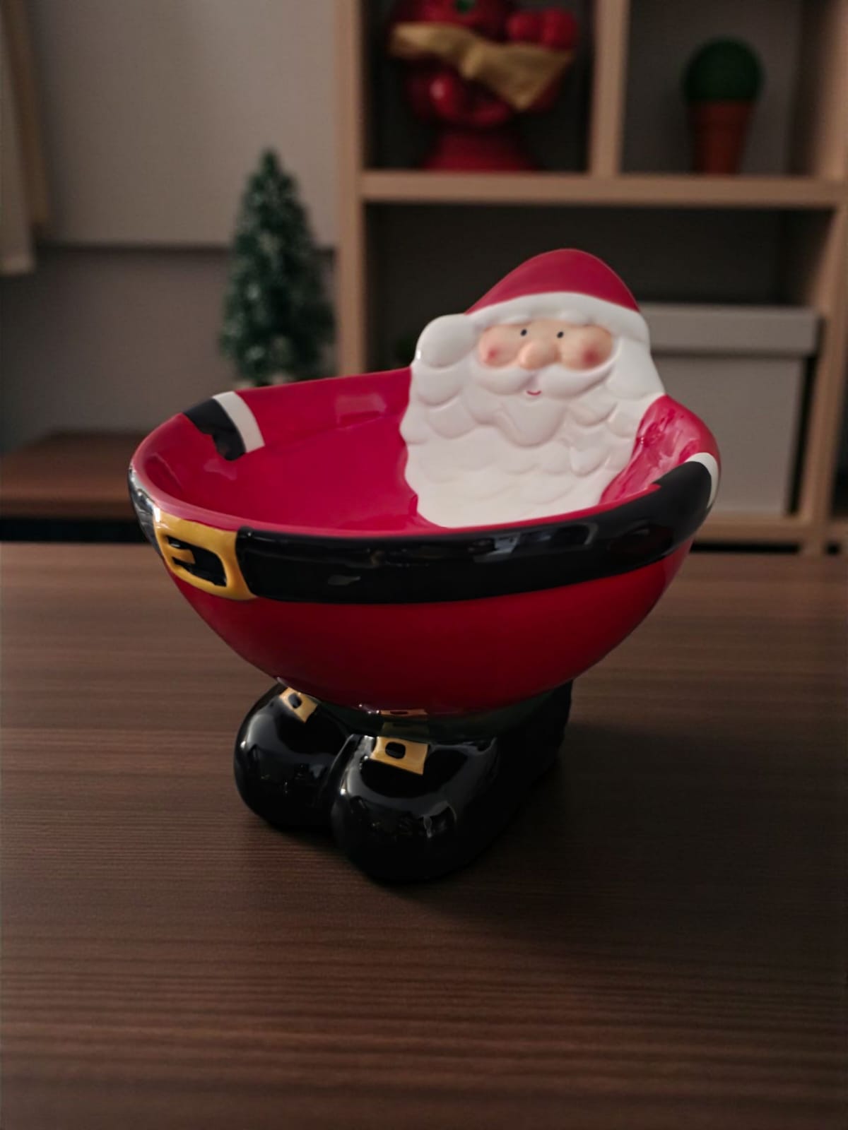 Santa Candy Bowl