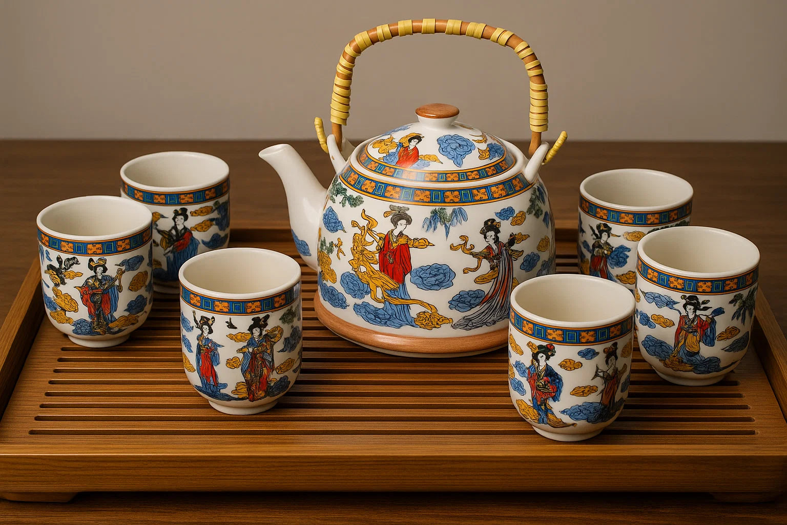 A charming Japanese tea set