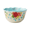 Pioneer Woman Sweet Rose Sentiment Stoneware Serving Bowl