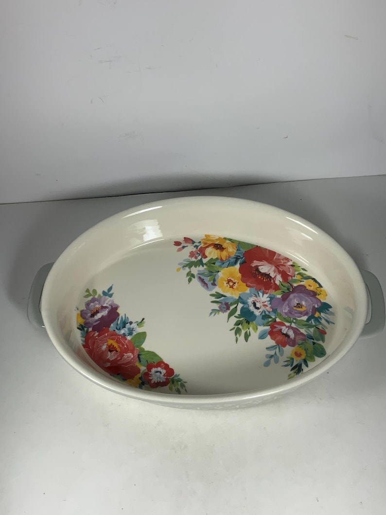 Pioneer Woman Stoneware Oval Baker