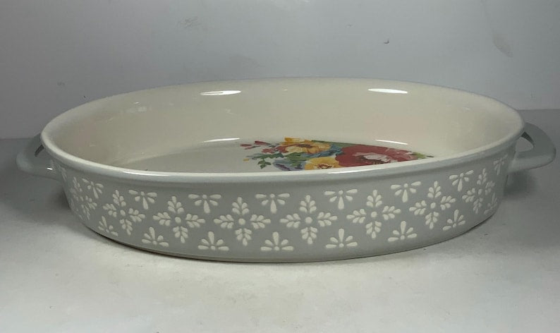 Pioneer Woman Stoneware Oval Baker