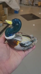 Murano Glass Duck Pair – 14 cm