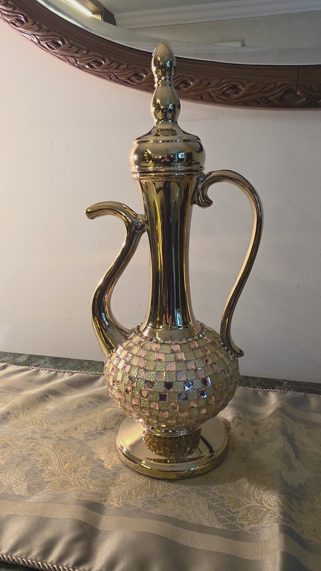 Gold Decorative Carafe