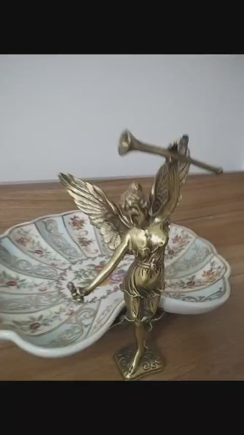 Château Paris Porcelain Angel Centerpiece