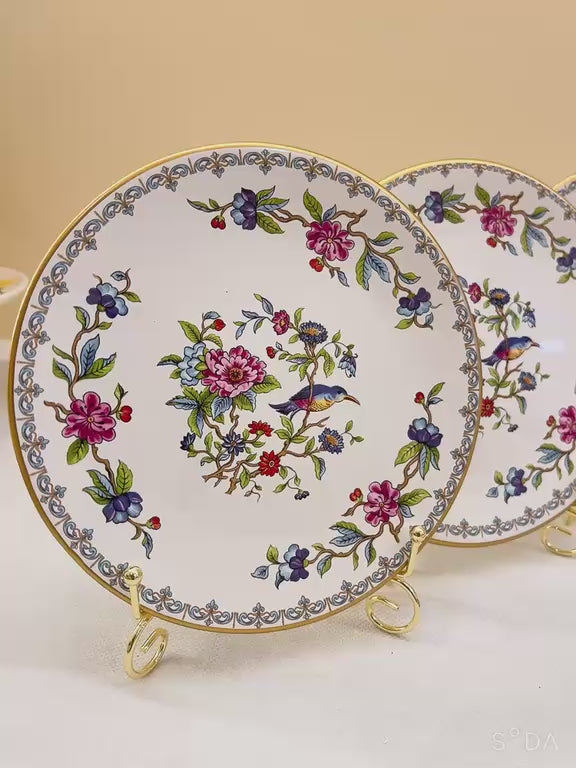 Royal Garden Porcelain Dessert Set
