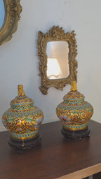Mini Cloisonné jars - small size