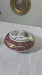 Rare Napoleon & Josephine limoges bonbonniere