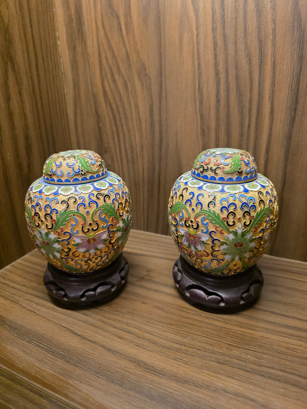 Cloisonné Jewel Jars