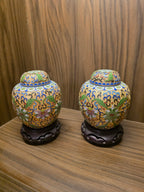 Cloisonné Jewel Jars