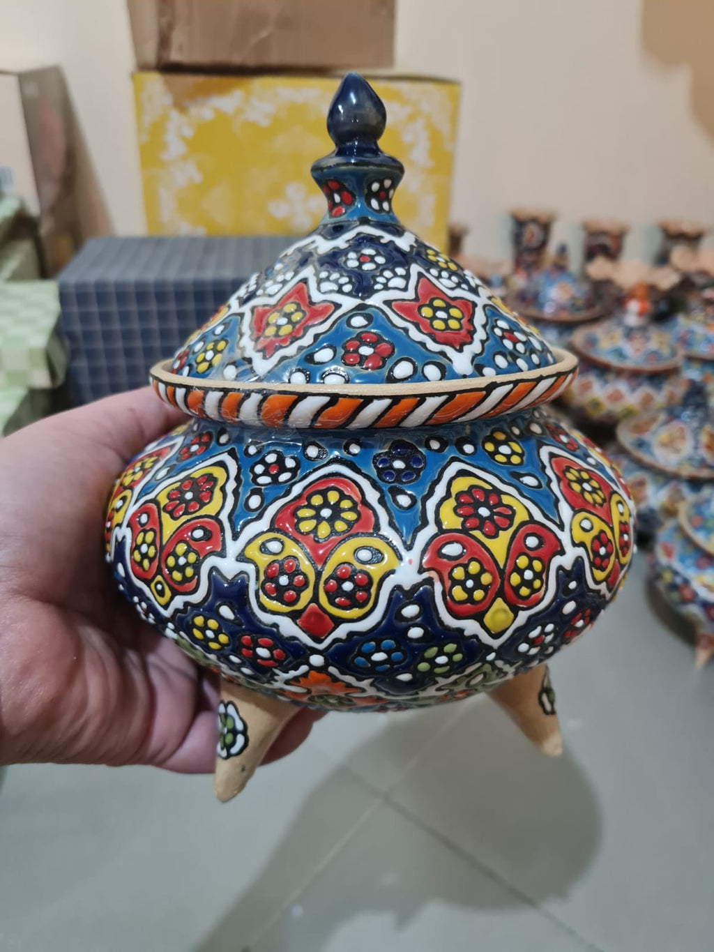 Moroccan Tripod Bonbonnière