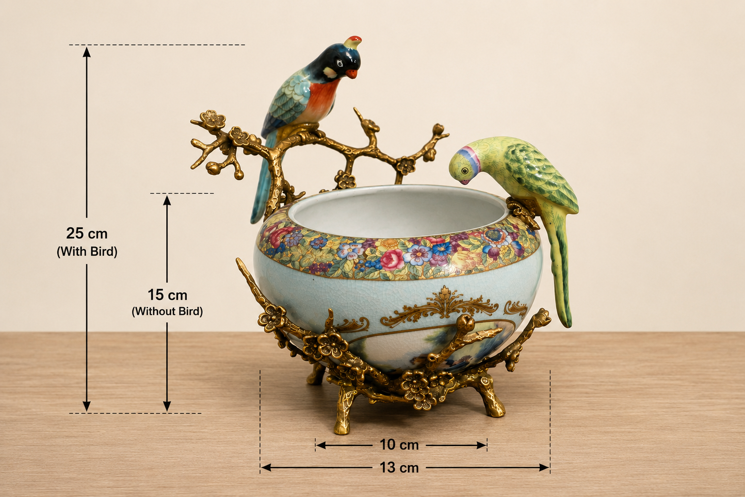 Sèvres Style Bird Garden Bowl