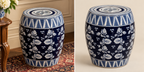 Imperial Blue – Imperial Blue – Classic Blue & White Porcelain Garden Stool