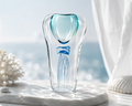 Ocean Whisper Jellyfish Murano Sculpture - Heavy weight