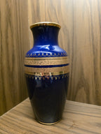 Royal KPM Bavaria Cobalt Blue Vase