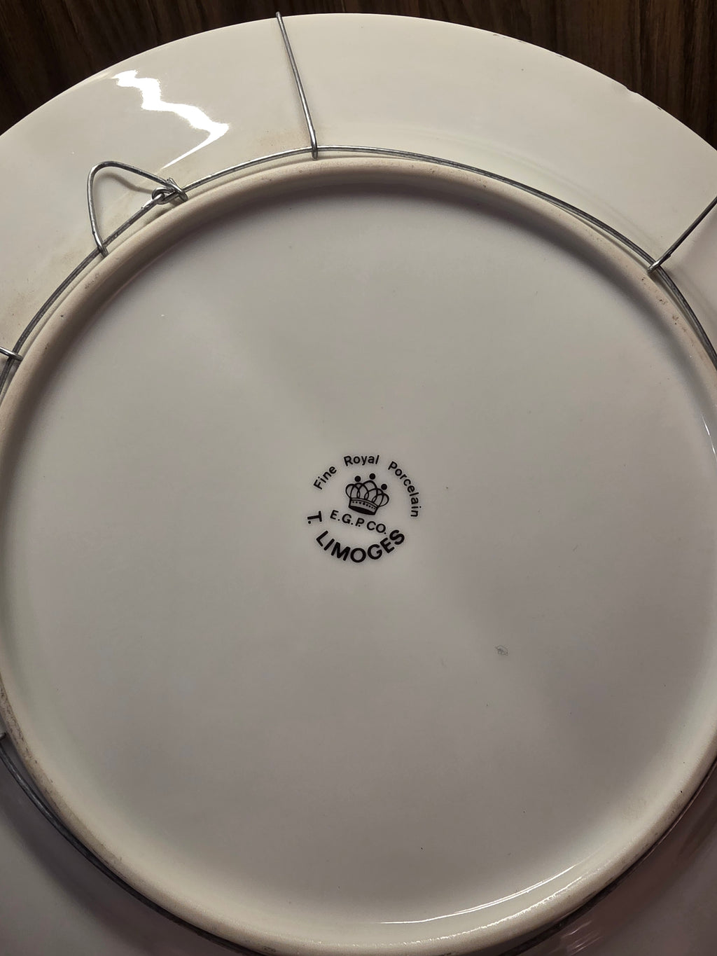 Limoges Fine Royal Porcelain Wall Plate