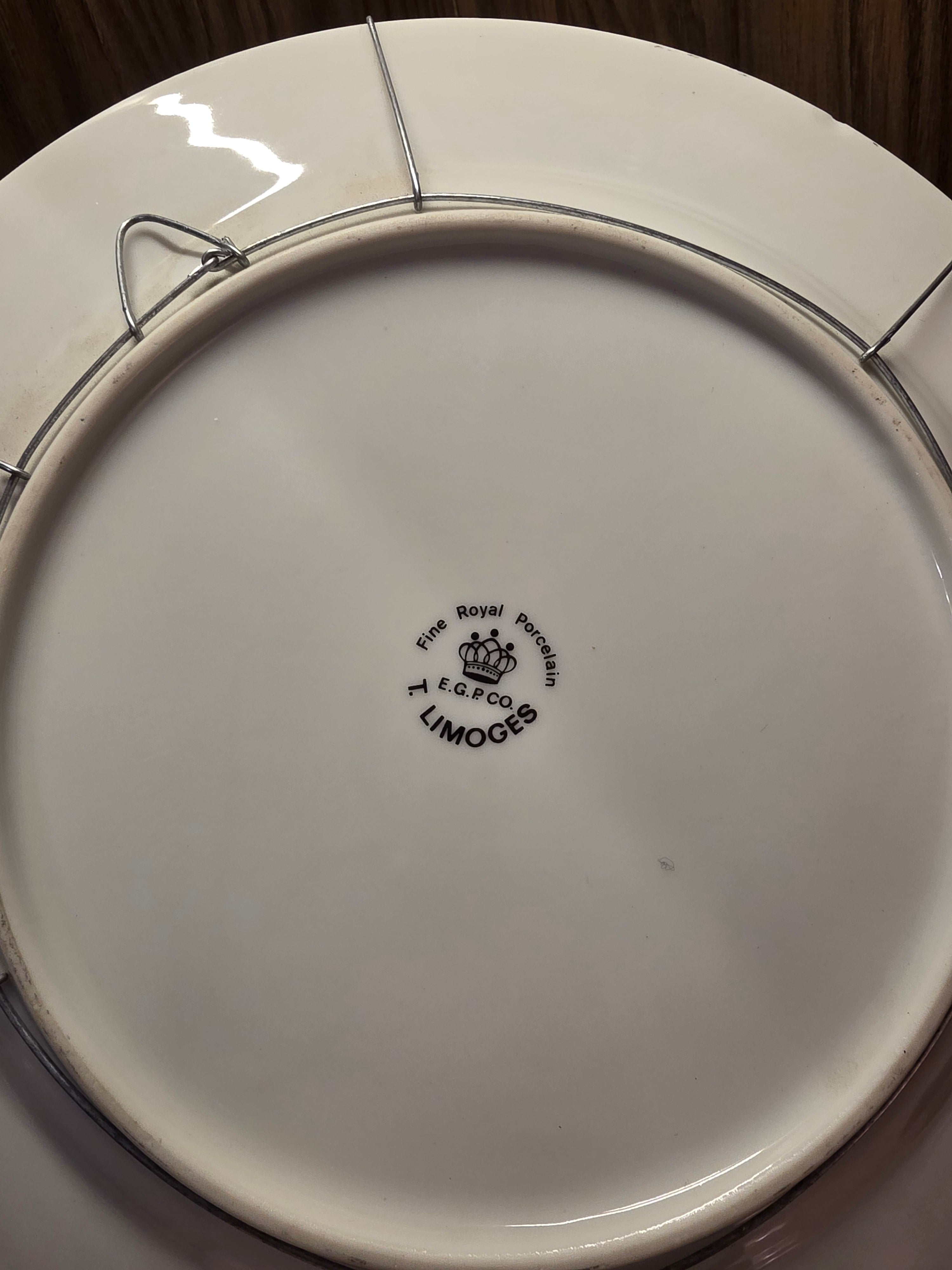 Limoges Fine Royal Porcelain Wall Plate