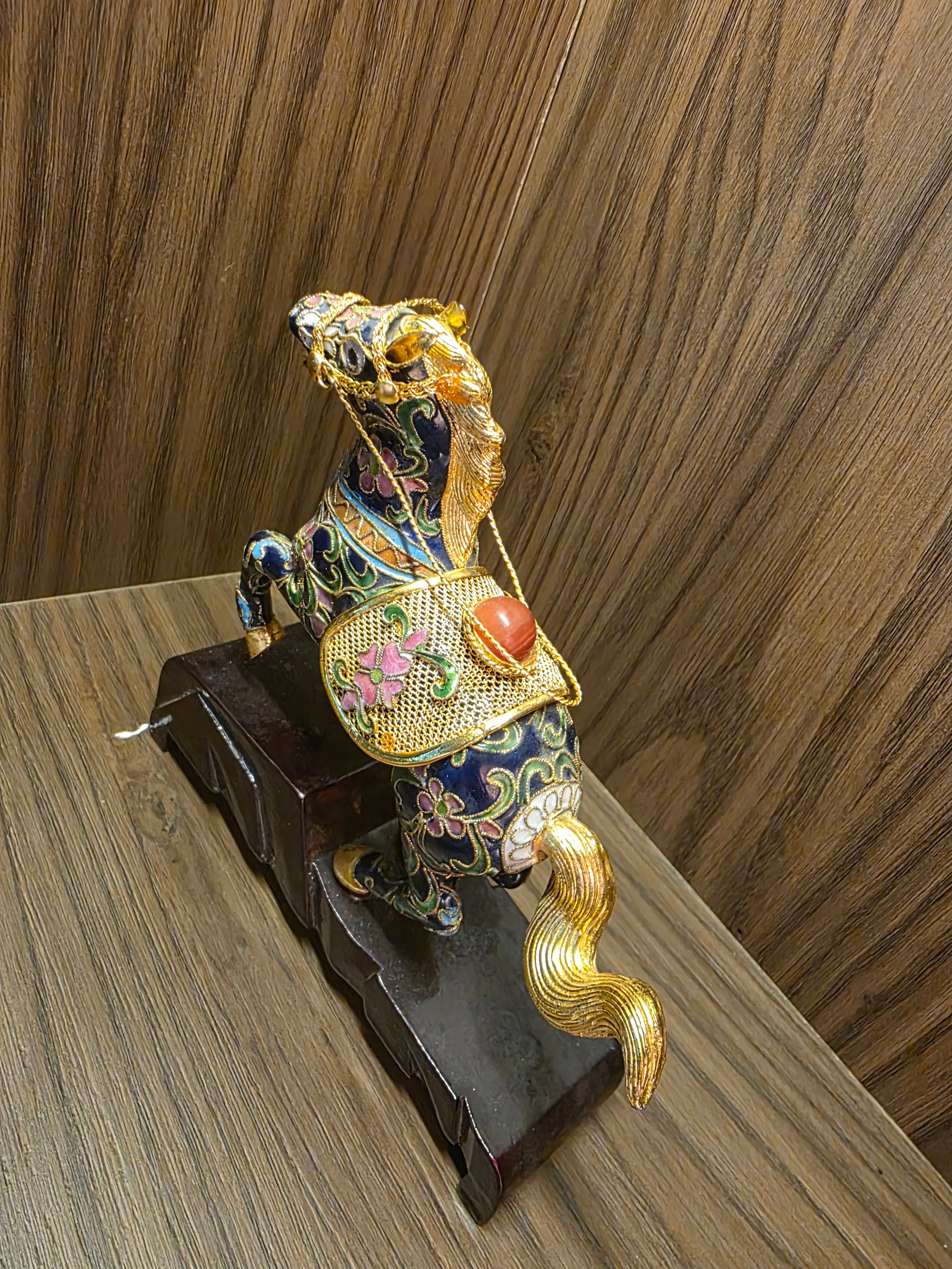 Majestic Cloisonné Horse
