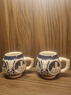Rare Vintage Marzi & Remy German Castle Mugs