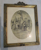 Timeless European Gravure Pair