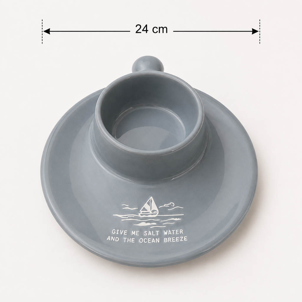 Coastal Snack & Dip Server
