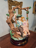 Romantic Couple on Swing Figurine – The Lovers Collection Vintage Piece