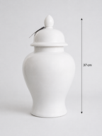 Classic White Ginger Jar