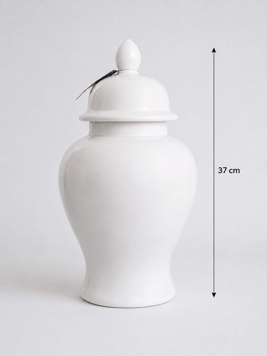 Classic White Ginger Jar