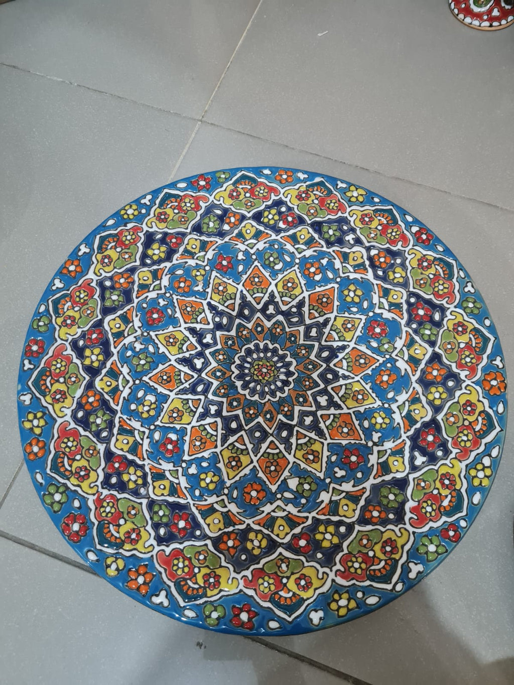 Moroccan Big Decorative Plate ✨