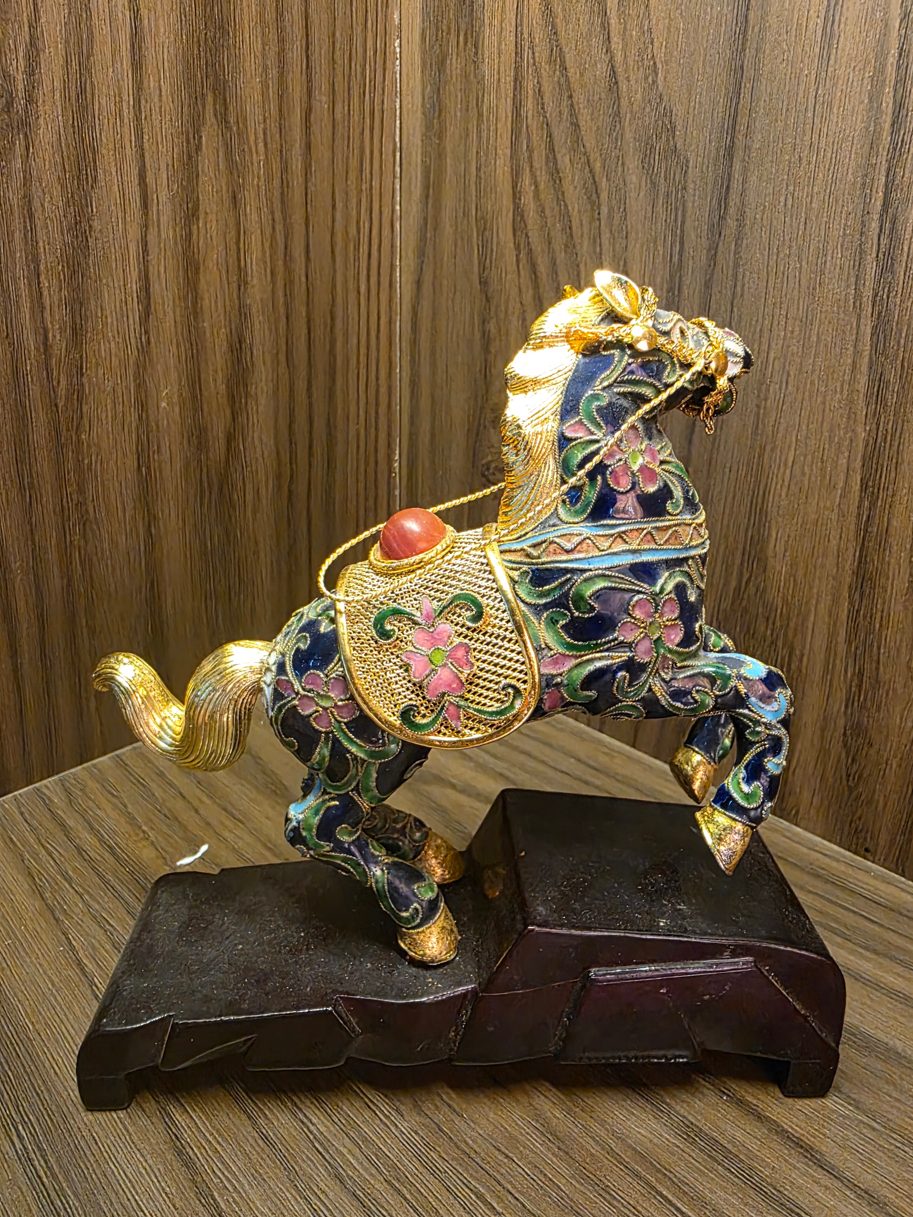 Majestic Cloisonné Horse