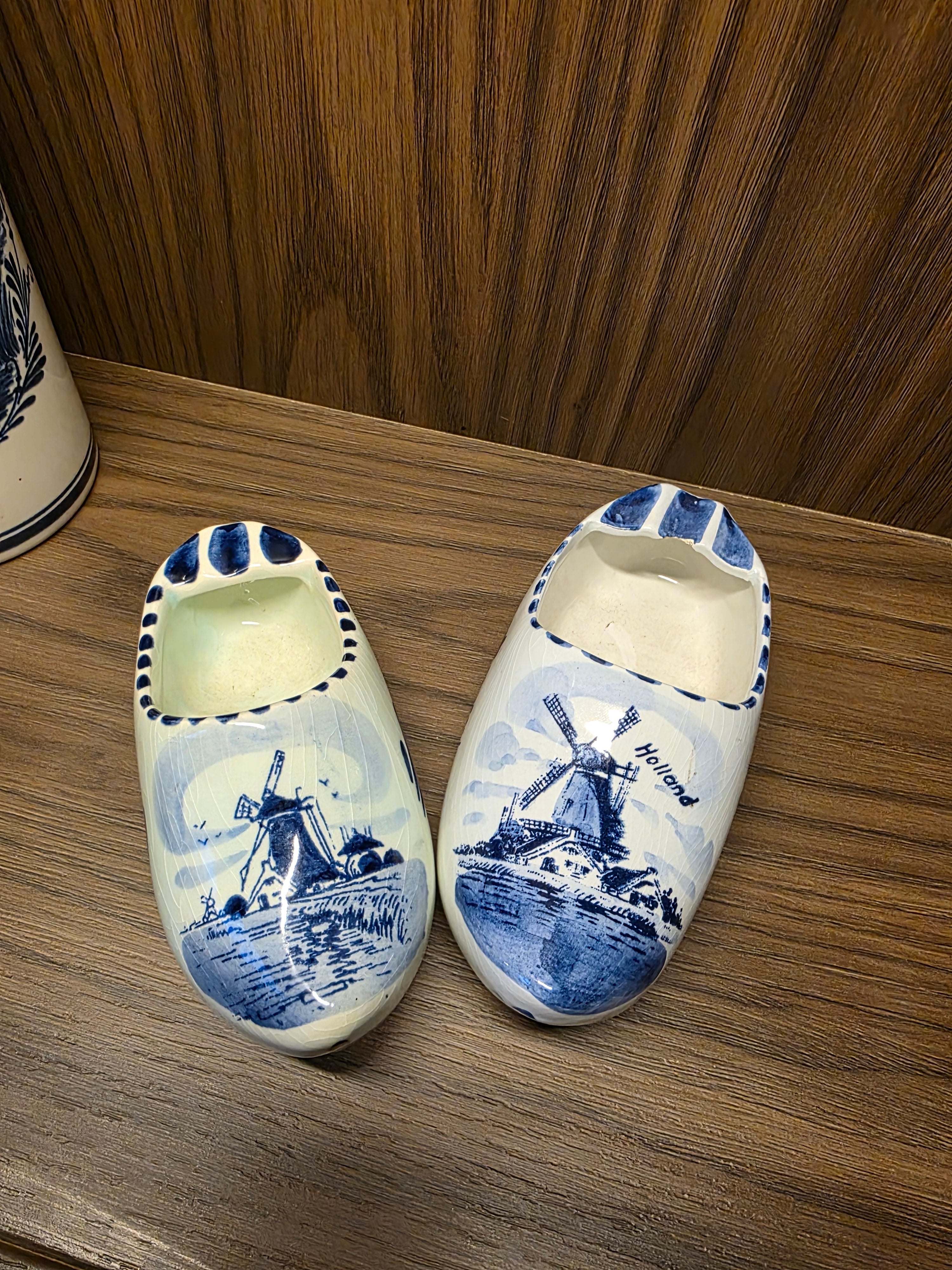 Vintage Delft Holland Ceramic Ashtrays