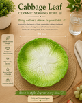 🥬 Cabbage Leaf Serving Plate