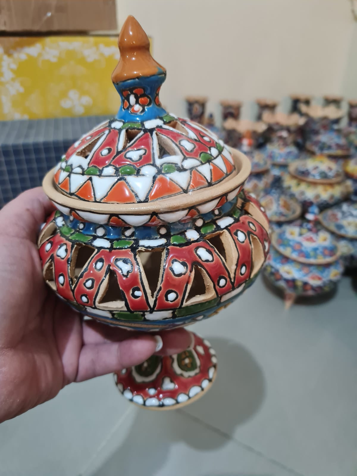 Moroccan Pierced Bonbonnière