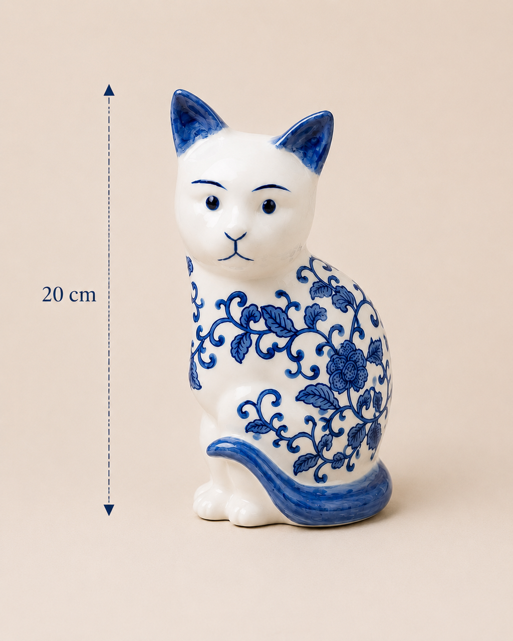 Bleu Blanc Decorative Cat