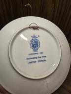 Vintage Bareuther Christmas 1987 Limited Edition Porcelain Plate – Germany