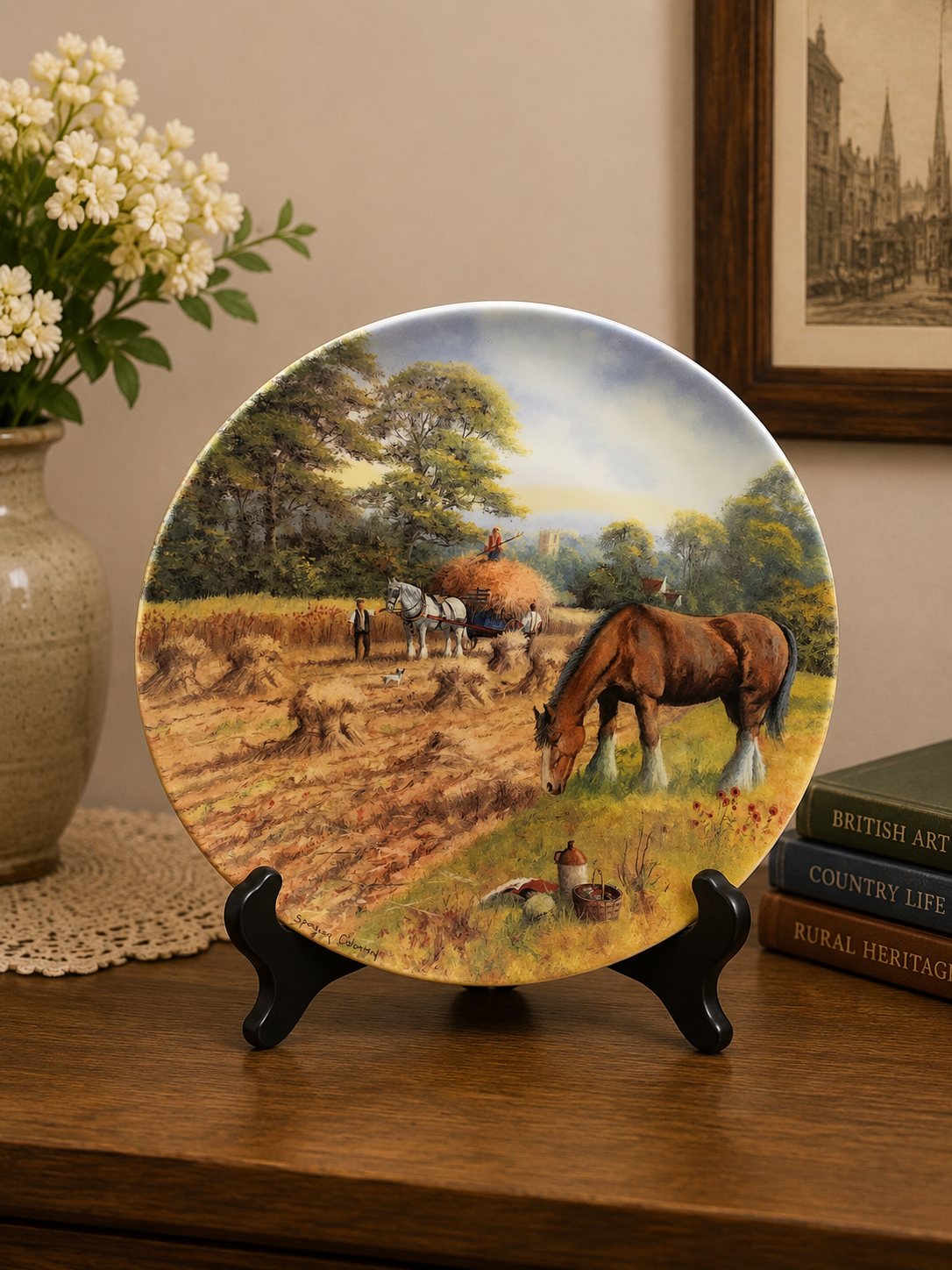 Royal Doulton Limited Edition Collector’s Plate – “All Is Safely Gathered In”