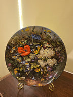 Vintage 1989 Fürstenberg "Am Wegesrand" Collector Plate by Hans Graß | Wilde Schönheiten