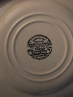 English Ironstone Floral Heritage Plate